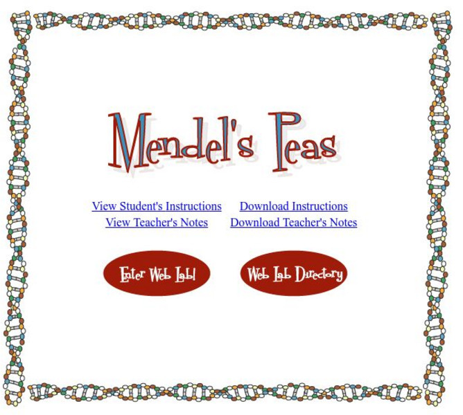 Education Development Center: Mendel's Peas Unit Plan Education Development Center: Mendel's Peas Unit Plan