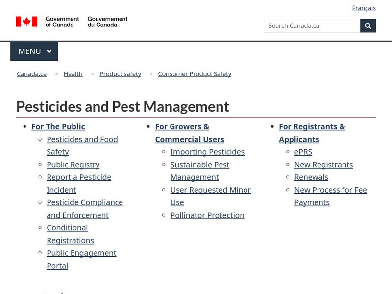 Responsible Pesticide Use Website Responsible Pesticide Use Website