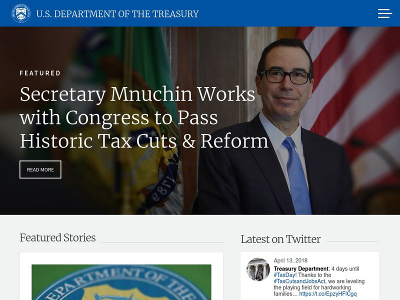 U.s. Treasury Website U.s. Treasury Website