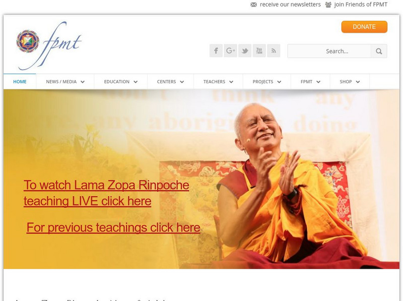 Foundation for the Preservation of Mahayana Tradition Website