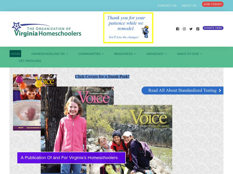 Va Homeschoolers Website Va Homeschoolers Website