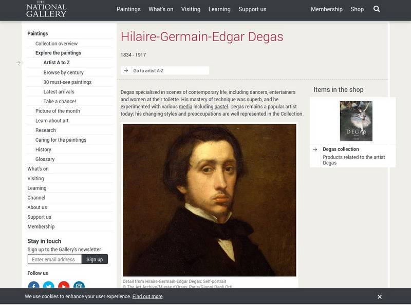 The National Gallery: Degas Handout The National Gallery: Degas Handout