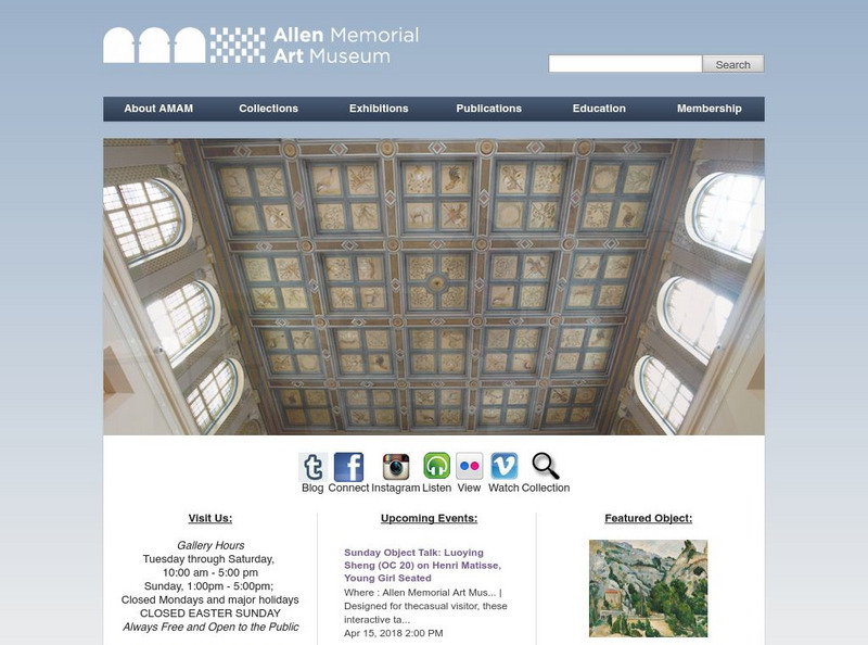 Allen Memorial Art Museum Oberlin College Website Allen Memorial Art Museum Oberlin College Website