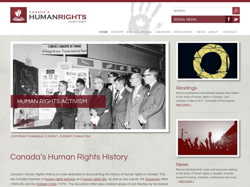 University of Victoria: Canada's Rights Movement: A History Website University of Victoria: Canada's Rights Movement: A History Website