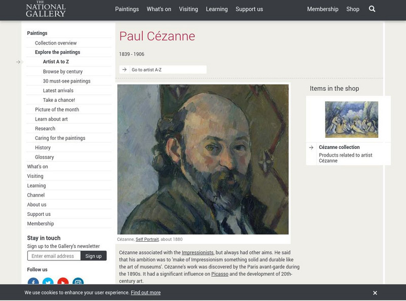 The National Gallery: Cezanne Graphic The National Gallery: Cezanne Graphic