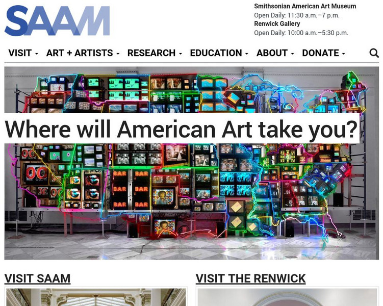 Smithsonian American Art Museum: Smithsonian Art Museum Website