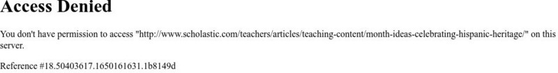 Scholastic: Bring Hispanic Heritage Month to Life: A Collection of Resources Website Scholastic: Bring Hispanic Heritage Month to Life: A Collection of Resources Website