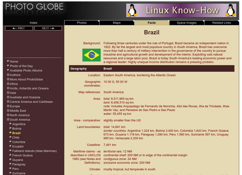 Photo Globe: Brazil Handout Photo Globe: Brazil Handout