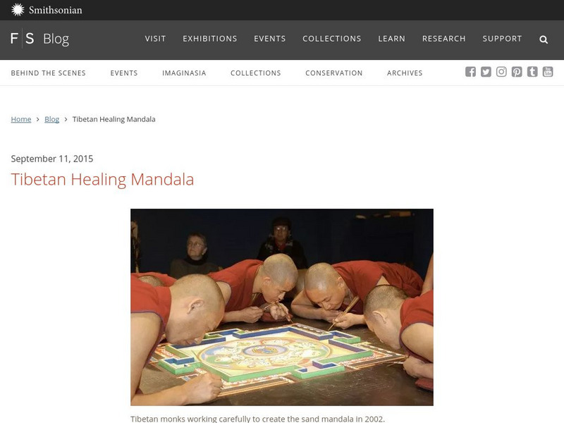 Freer | Sackler Galleries: Tibetan Healing Mandala Website Freer | Sackler Galleries: Tibetan Healing Mandala Website