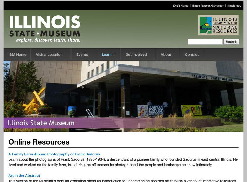 Illinois State Museum: Online Resources Handout