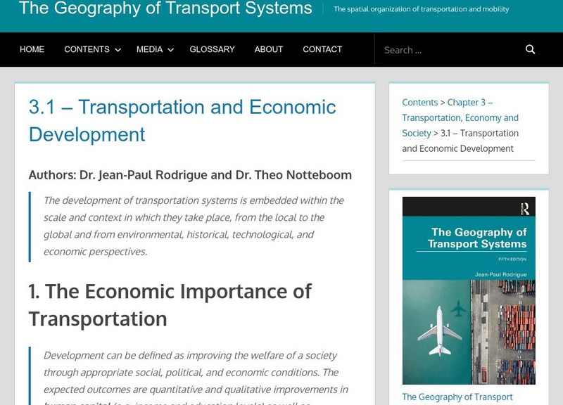 Hofstra University: Transport and Economic Development Website Hofstra University: Transport and Economic Development Website