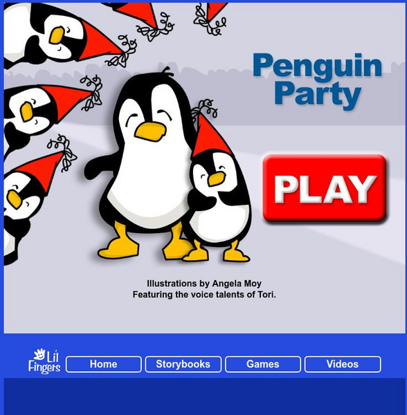 Lil' Fingers Storybooks: Read and Listen: Penguin Party Interactive Lil' Fingers Storybooks: Read and Listen: Penguin Party Interactive