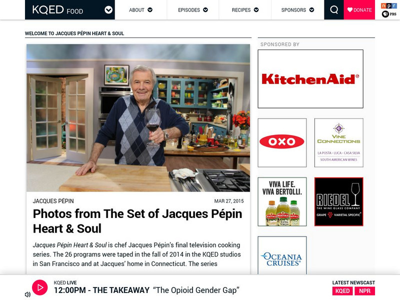 Jacques Pepin's World of Cooking Website Jacques Pepin's World of Cooking Website