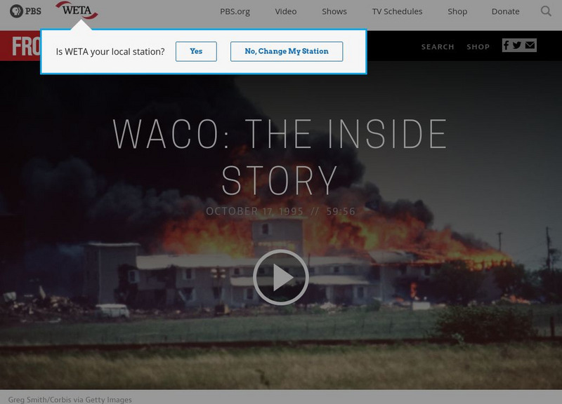 Pbs Frontline: Waco Website