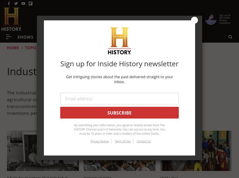 History.com: Industrial Revolution Instructional Video History.com: Industrial Revolution Instructional Video