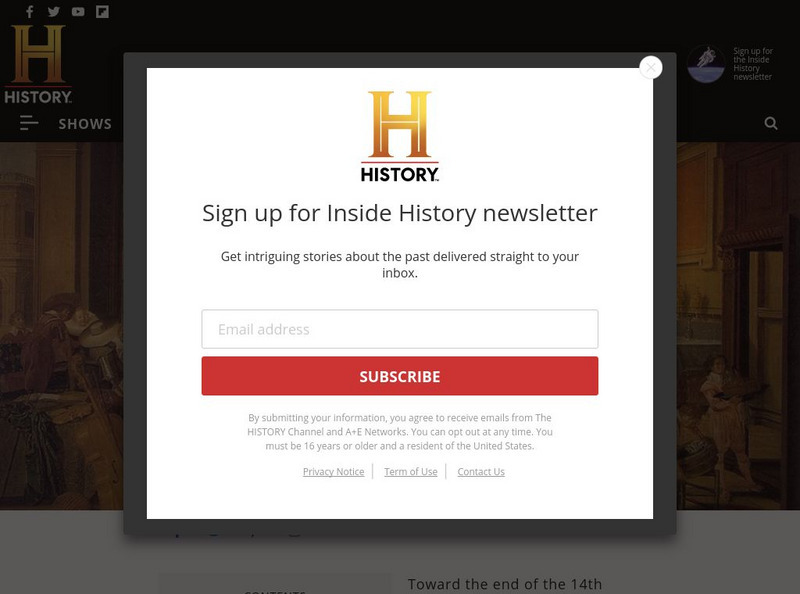 History.com: History: Italian Renaissance Unit Plan History.com: History: Italian Renaissance Unit Plan