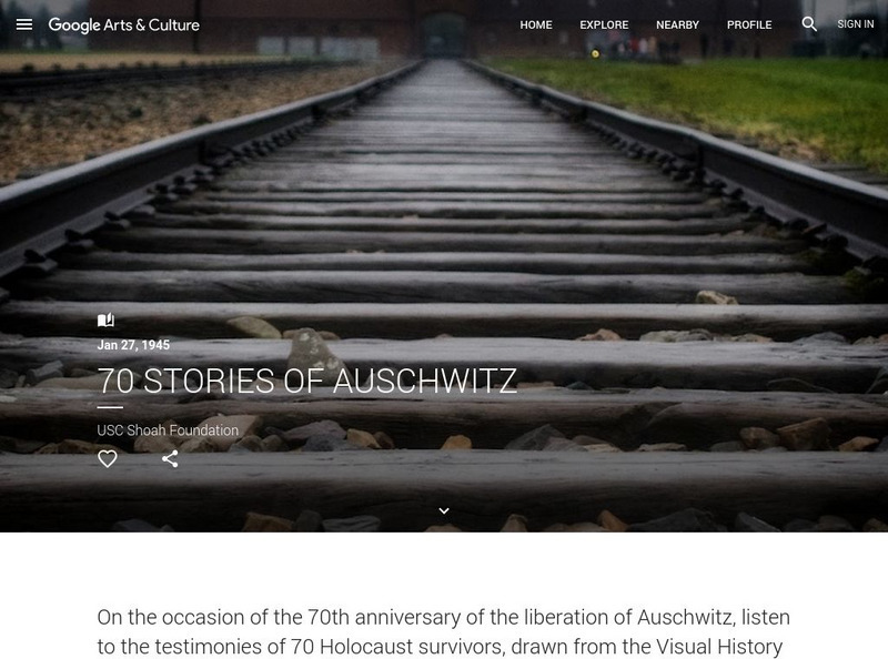 Google Cultural Institute: 70 Stories of Auschwitz PPT Google Cultural Institute: 70 Stories of Auschwitz PPT