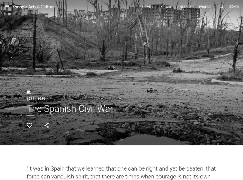 Google Cultural Institute: The Spanish Civil War PPT