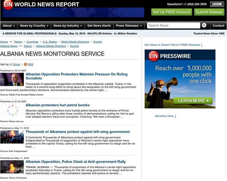 Ei nnews.com: Albania Today Website Ei nnews.com: Albania Today Website