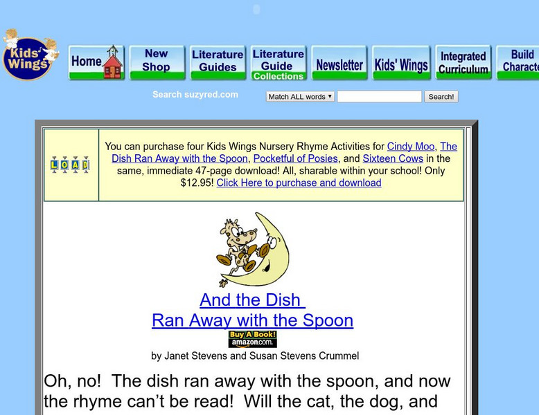 And the Dish Ran Away With the Spoon Unit Plan And the Dish Ran Away With the Spoon Unit Plan