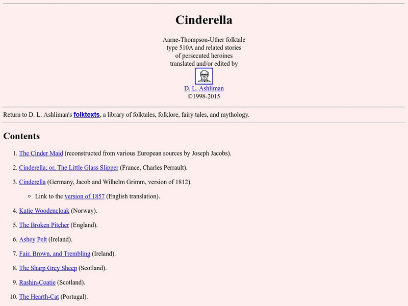 Cinderella Website