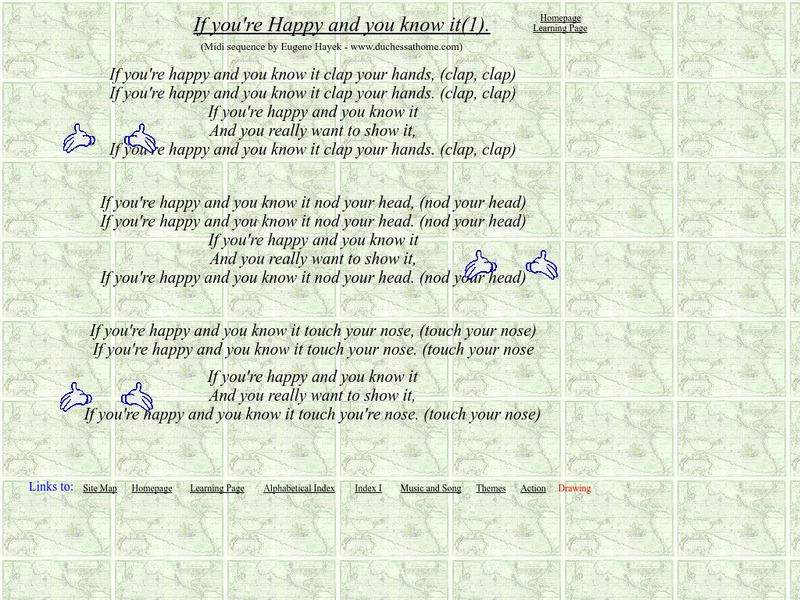 Nurseryrhymes4u: If You're Happy and You Know It Audio