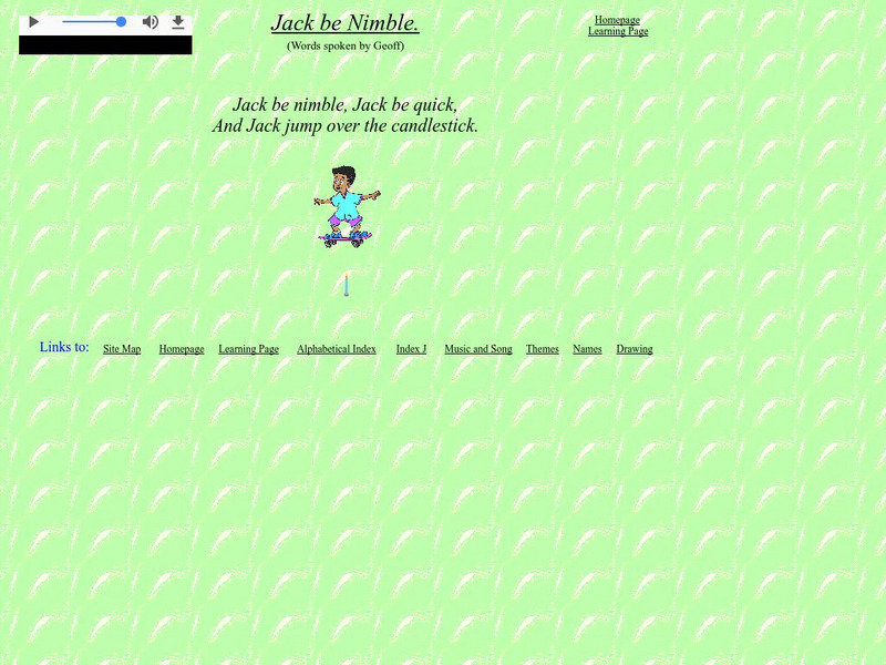 Nursery Rhymes 4 U: Jack Be Nimble Audio