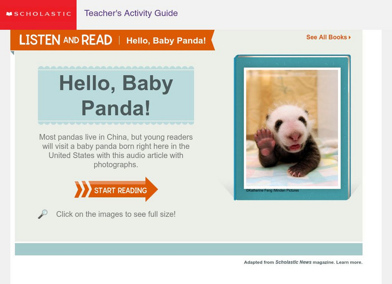 Scholastic: Listen and Read: Hello Baby Panda!: Activity 1 eBook Scholastic: Listen and Read: Hello Baby Panda!: Activity 1 eBook