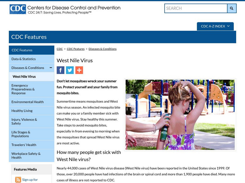 Centers for Disease Control: West Nile Virus Handout