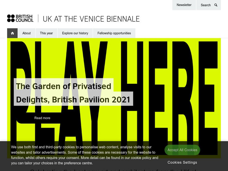 British Council: Uk at the Venice Biennale Website British Council: Uk at the Venice Biennale Website