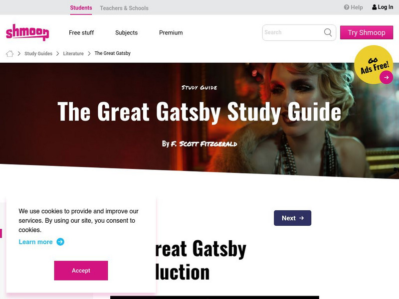 Shmoop: The Great Gatsby: In a Nutshell Activity Shmoop: The Great Gatsby: In a Nutshell Activity