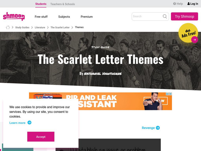 Shmoop: The Scarlet Letter Themes Activity Shmoop: The Scarlet Letter Themes Activity
