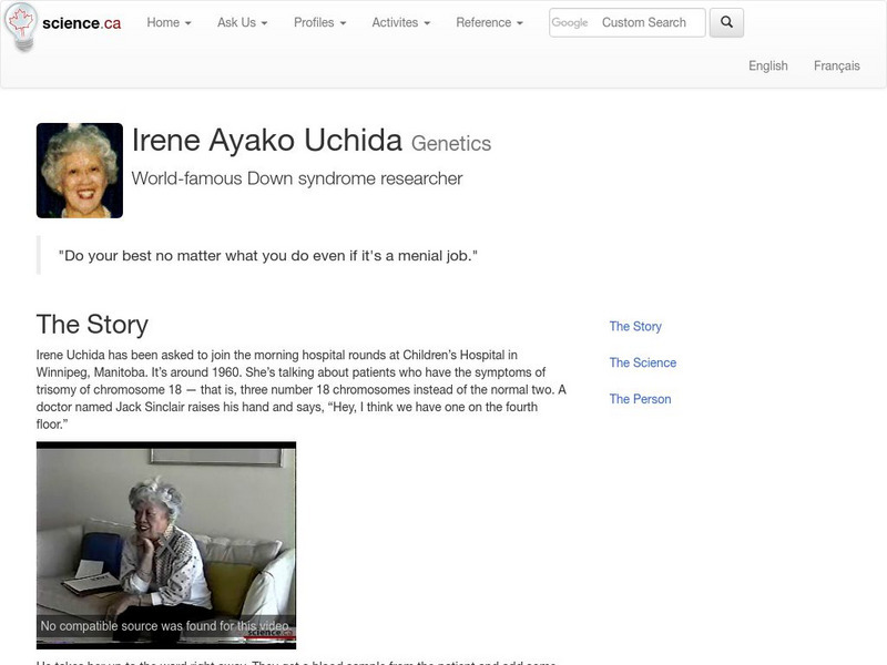 Science.ca: Irene Ayako Uchida Handout