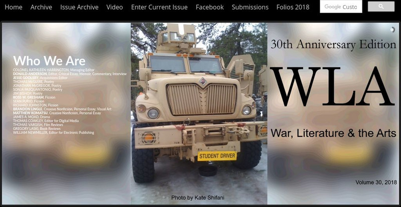 War, Literature & the Arts Website War, Literature & the Arts Website