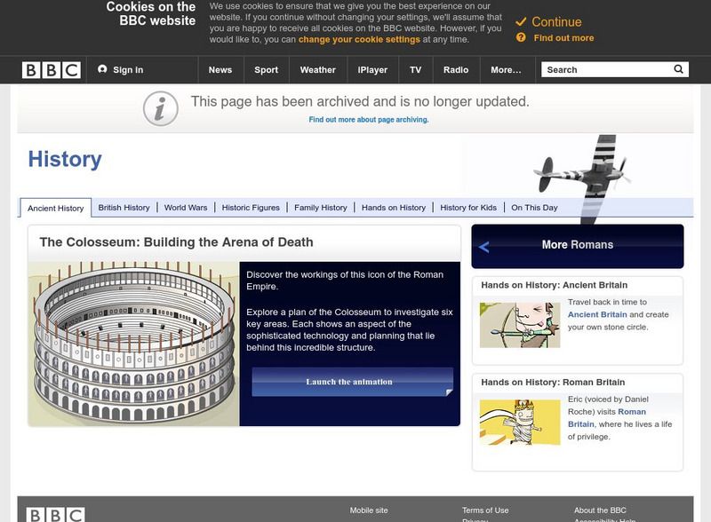Bbc: The Colosseum: Building the Arena of Death Interactive Bbc: The Colosseum: Building the Arena of Death Interactive