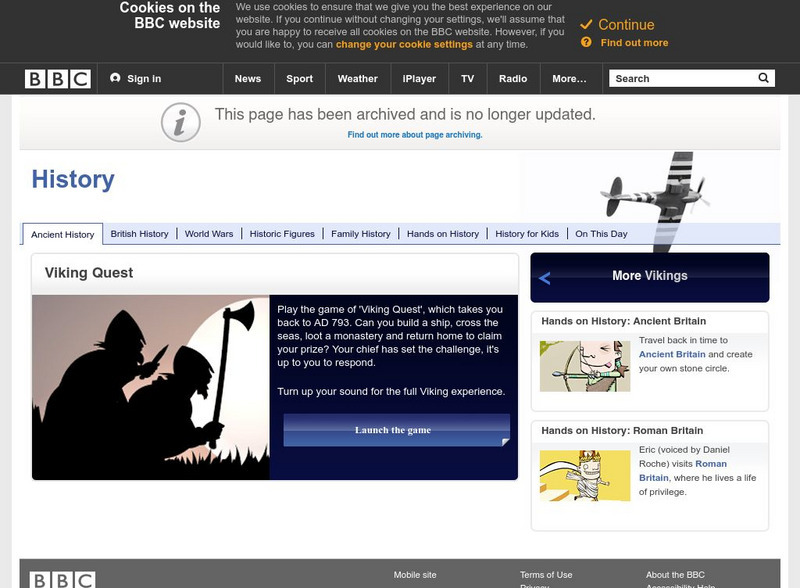 Bbc: History: Viking Quest Interactive Bbc: History: Viking Quest Interactive