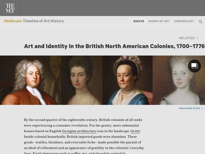 Metropolitan Museum of Art: Art and Identity in British North American Colonies PPT Metropolitan Museum of Art: Art and Identity in British North American Colonies PPT