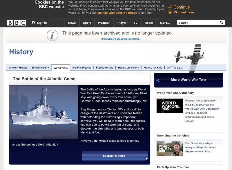 Bbc History: World Wars: World War Two: Battle of the Atlantic Game Interactive Bbc History: World Wars: World War Two: Battle of the Atlantic Game Interactive