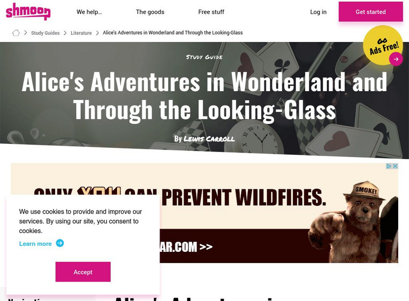 Shmoop: Alice's Adventures in Wonderland and Through the Looking Glass Unit Plan Shmoop: Alice's Adventures in Wonderland and Through the Looking Glass Unit Plan