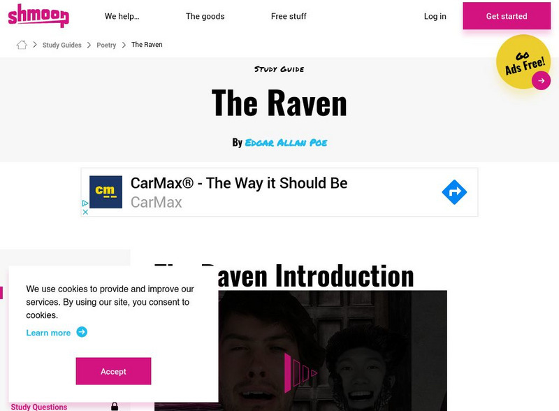 Shmoop: The Raven Activity Shmoop: The Raven Activity