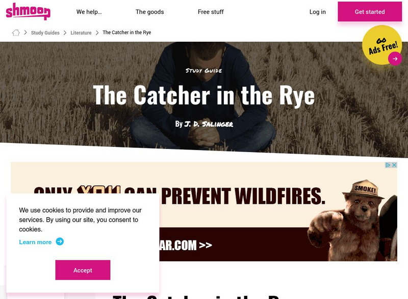Shmoop: The Catcher in the Rye Activity Shmoop: The Catcher in the Rye Activity