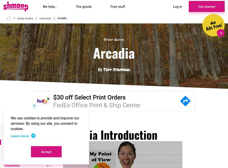 Shmoop: Arcadia Activity