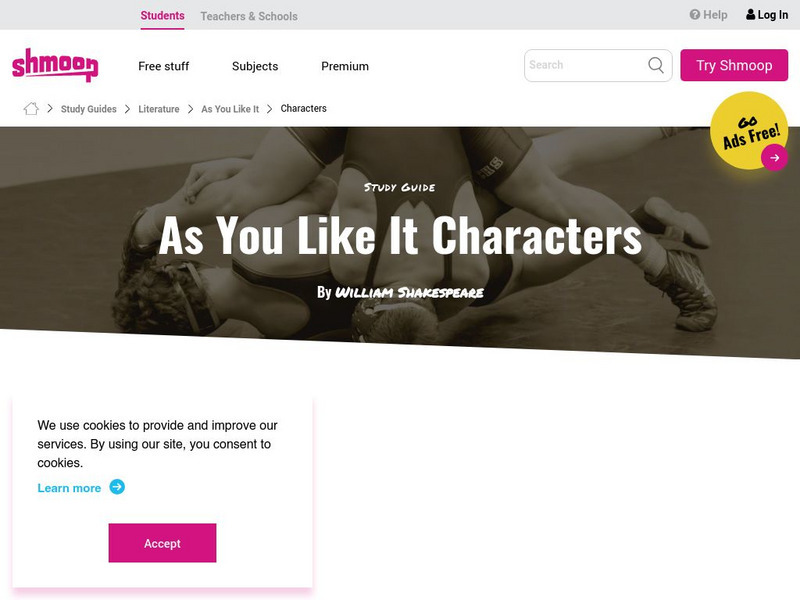 Shmoop: As You Like It Unit Plan