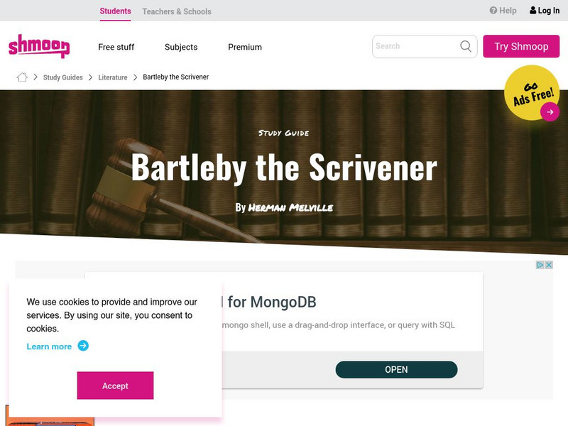 Shmoop: Bartleby the Scrivener Unit Plan