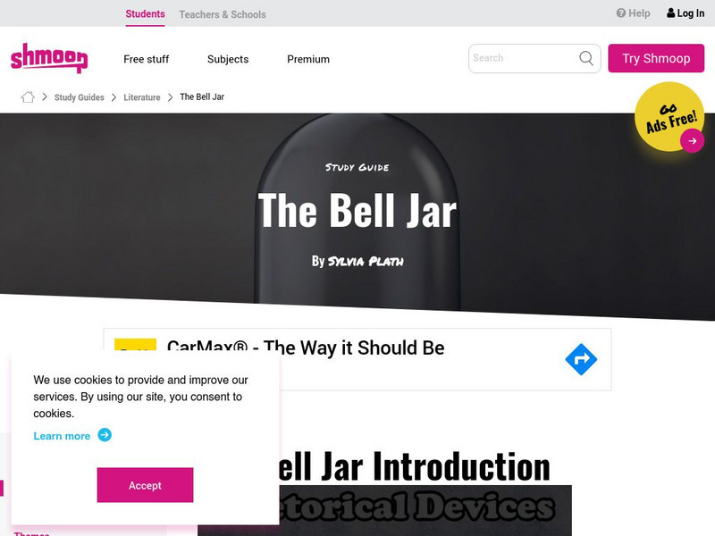 Shmoop: The Bell Jar Unit Plan Shmoop: The Bell Jar Unit Plan