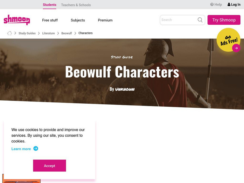 Shmoop: Beowulf Unit Plan