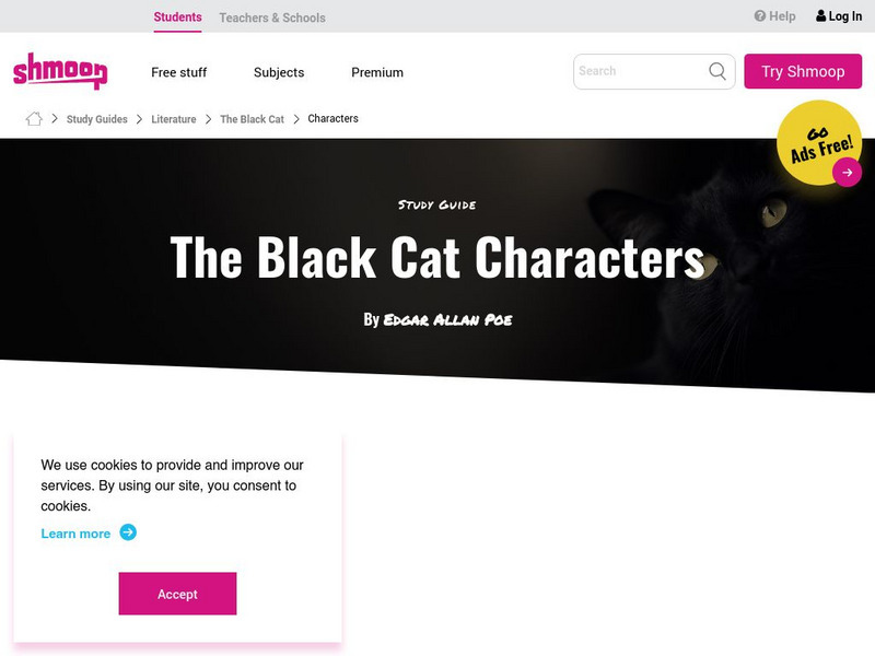 Shmoop: The Black Cat Unit Plan Shmoop: The Black Cat Unit Plan