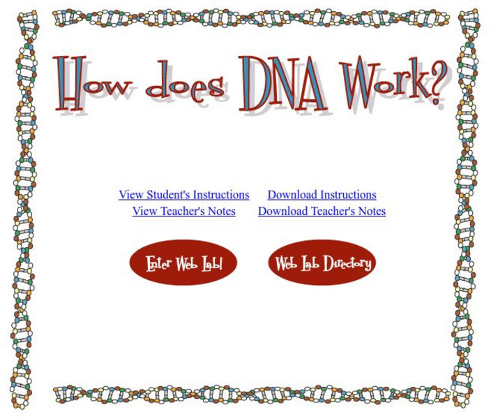 Education Development Center: How Does Dna Work? Website Education Development Center: How Does Dna Work? Website
