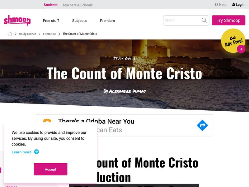 Shmoop: The Count of Monte Cristo Activity