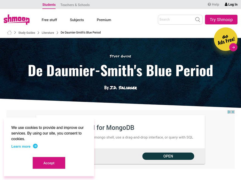 Shmoop: De Daumier Smith's Blue Period Activity Shmoop: De Daumier Smith's Blue Period Activity